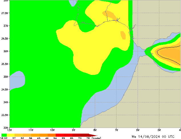 We 14.08.2024 00 UTC