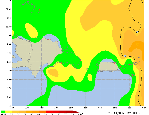 We 14.08.2024 00 UTC