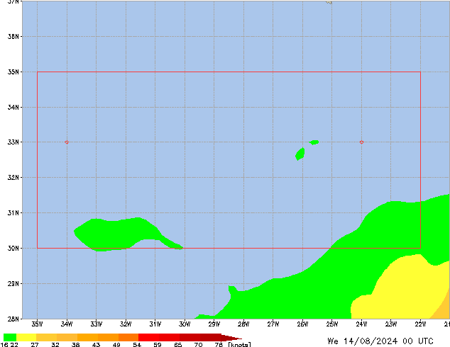 We 14.08.2024 00 UTC