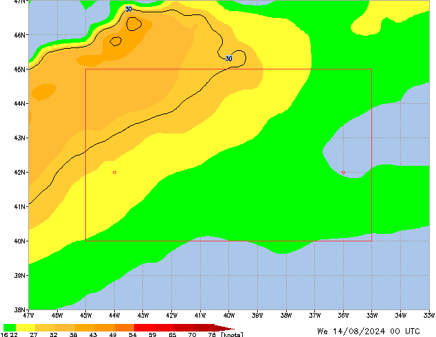 We 14.08.2024 00 UTC