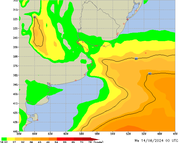 We 14.08.2024 00 UTC