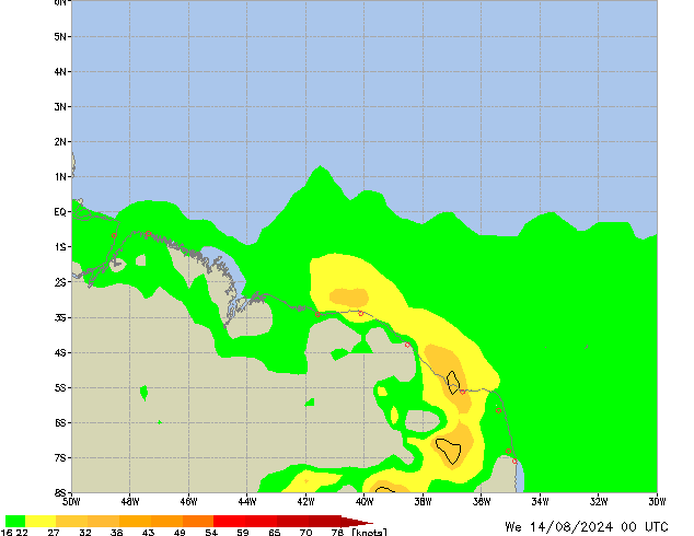 We 14.08.2024 00 UTC