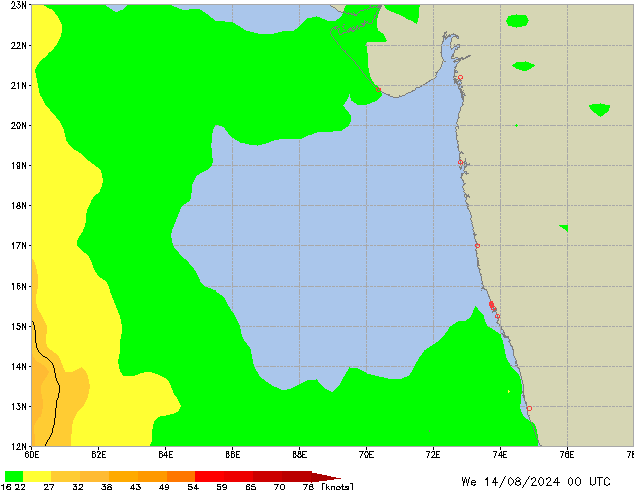 We 14.08.2024 00 UTC