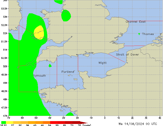 We 14.08.2024 00 UTC