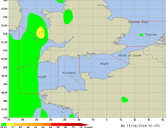 We 14.08.2024 00 UTC