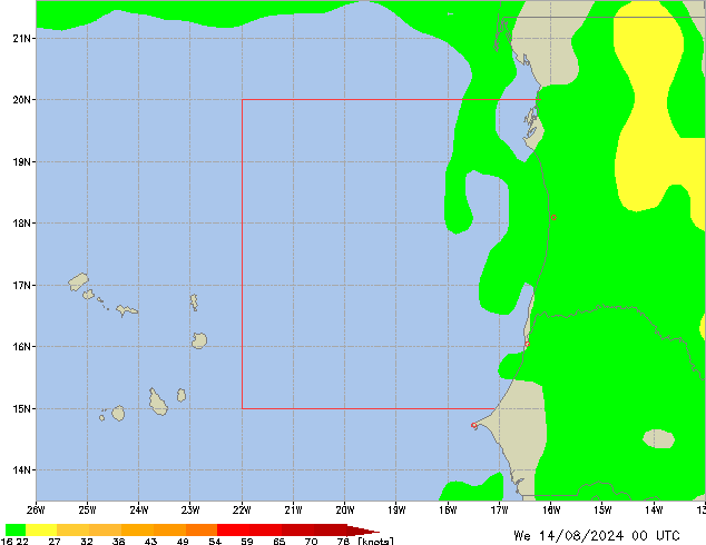 We 14.08.2024 00 UTC