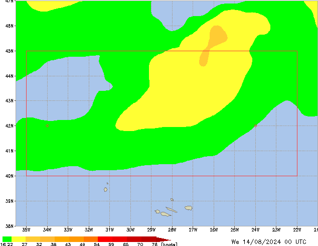 We 14.08.2024 00 UTC