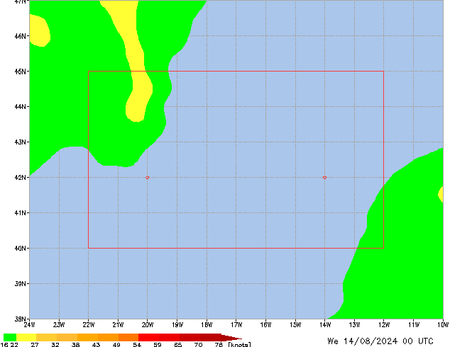 We 14.08.2024 00 UTC