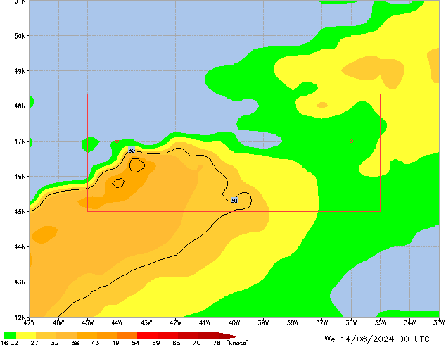 We 14.08.2024 00 UTC