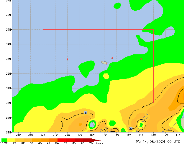 We 14.08.2024 00 UTC