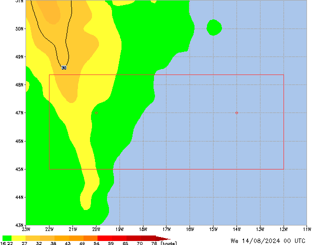 We 14.08.2024 00 UTC