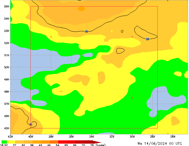 We 14.08.2024 00 UTC