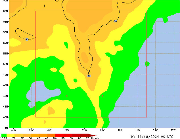 We 14.08.2024 00 UTC