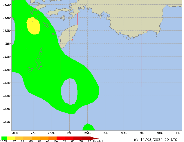 We 14.08.2024 00 UTC