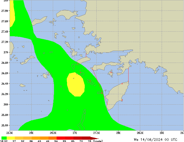 We 14.08.2024 00 UTC