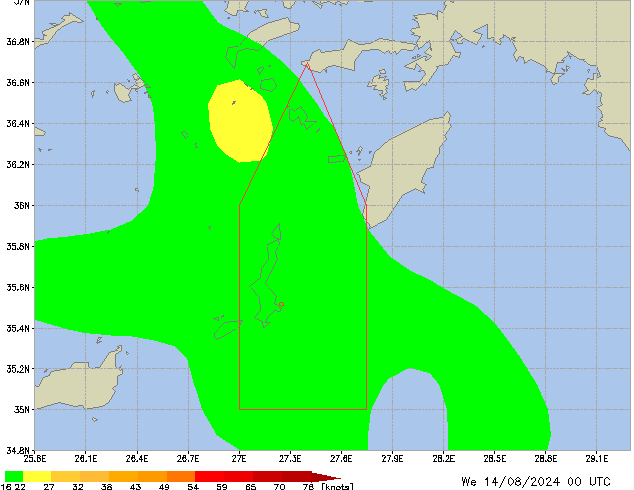 We 14.08.2024 00 UTC