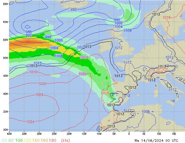 We 14.08.2024 00 UTC