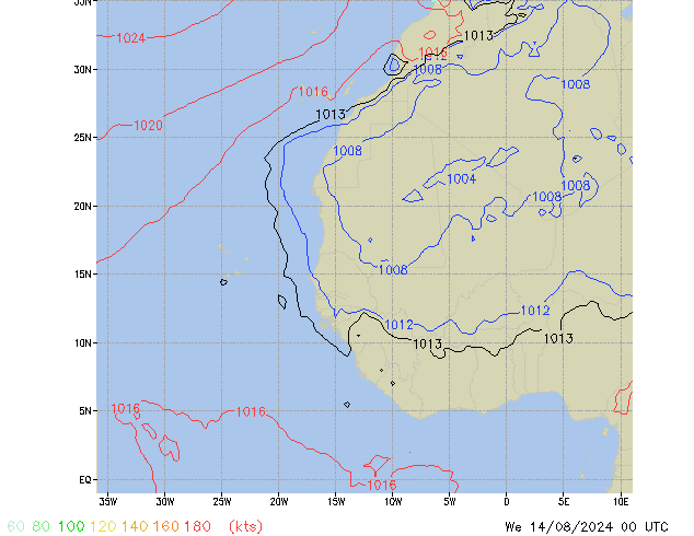 We 14.08.2024 00 UTC