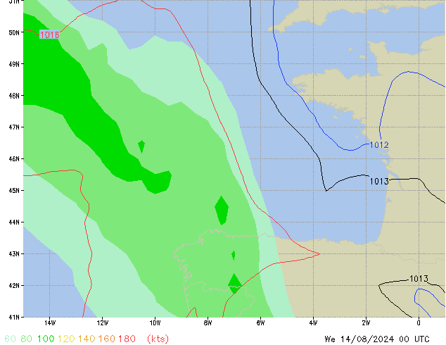 We 14.08.2024 00 UTC