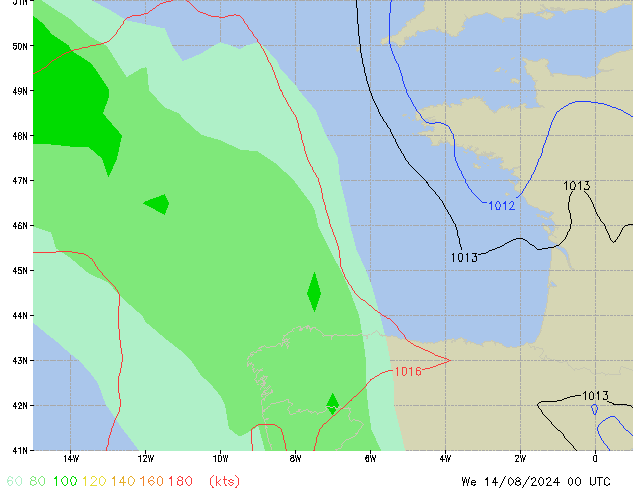 We 14.08.2024 00 UTC