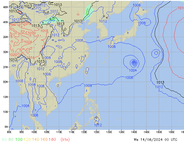 We 14.08.2024 00 UTC