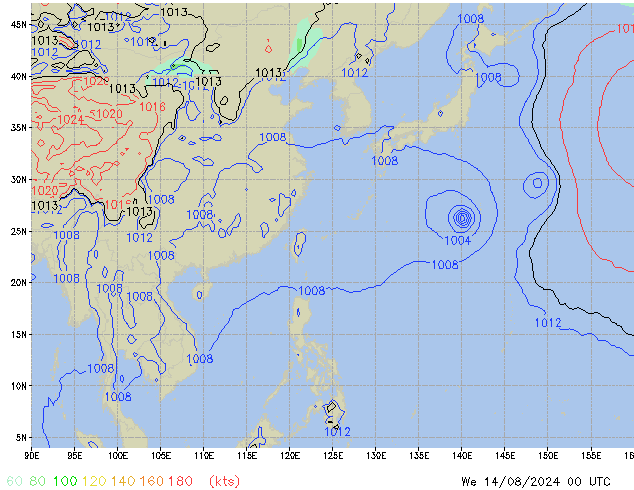 We 14.08.2024 00 UTC