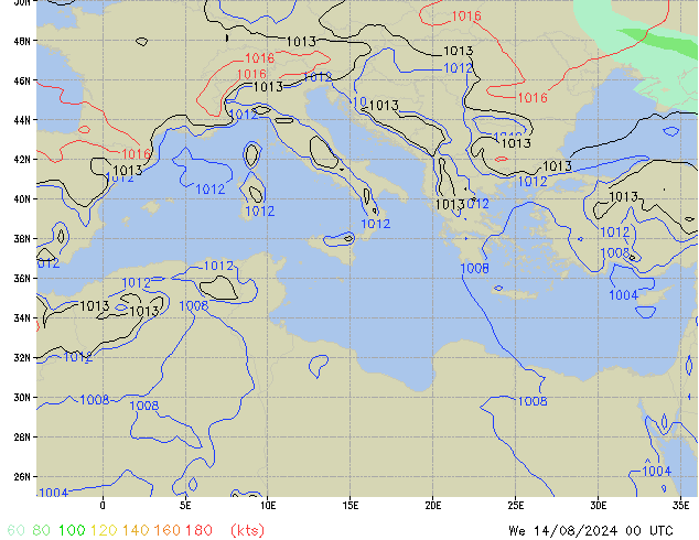 We 14.08.2024 00 UTC