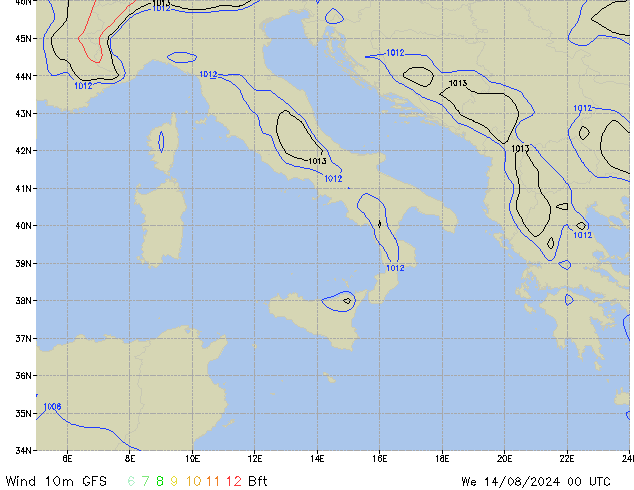 We 14.08.2024 00 UTC