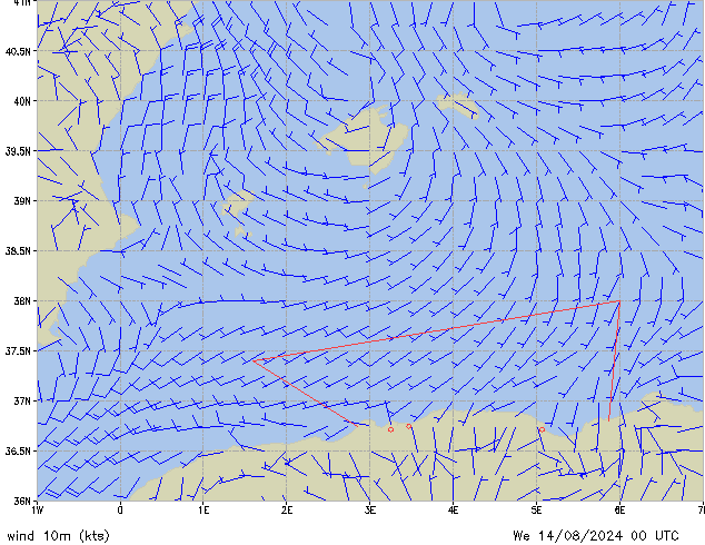 We 14.08.2024 00 UTC