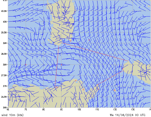 We 14.08.2024 00 UTC