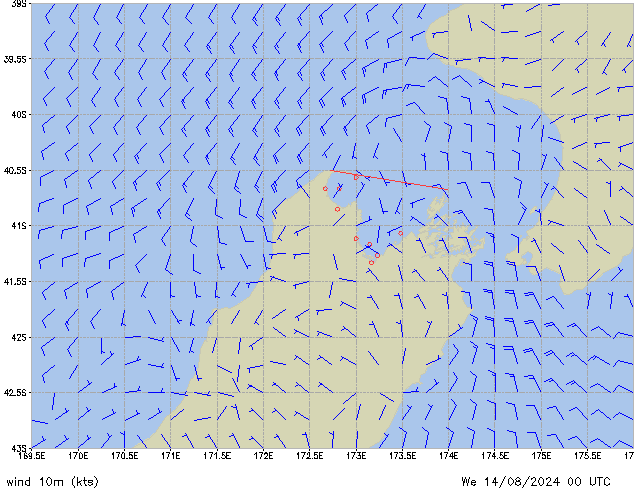 We 14.08.2024 00 UTC