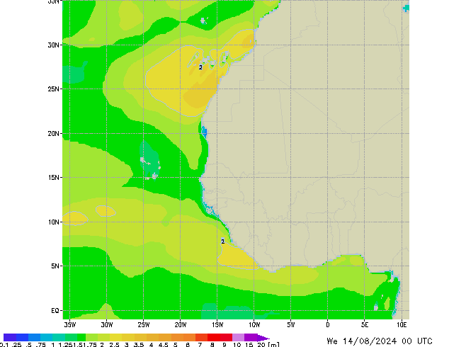 We 14.08.2024 00 UTC