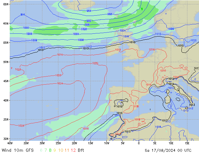 Sa 17.08.2024 00 UTC