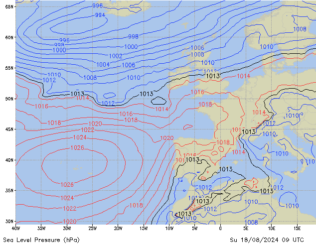 Su 18.08.2024 09 UTC