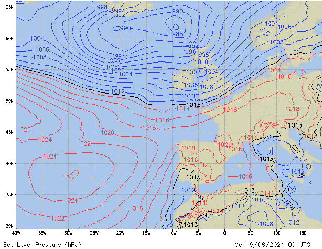 Mo 19.08.2024 09 UTC