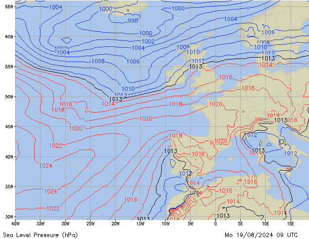 Mo 19.08.2024 09 UTC