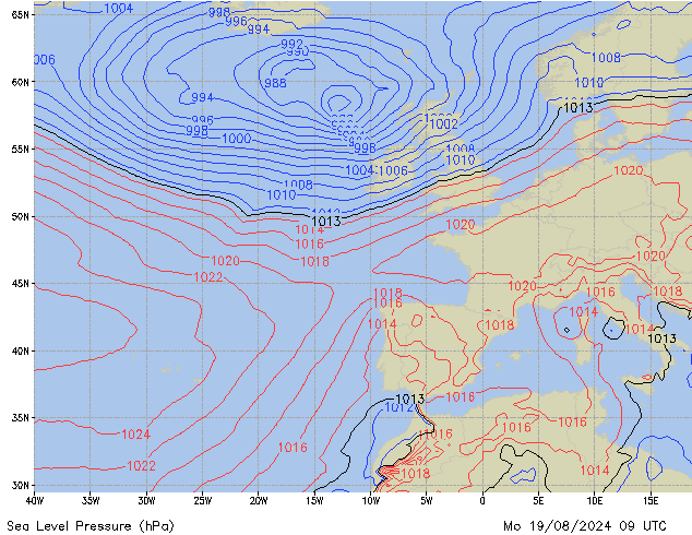 Mo 19.08.2024 09 UTC