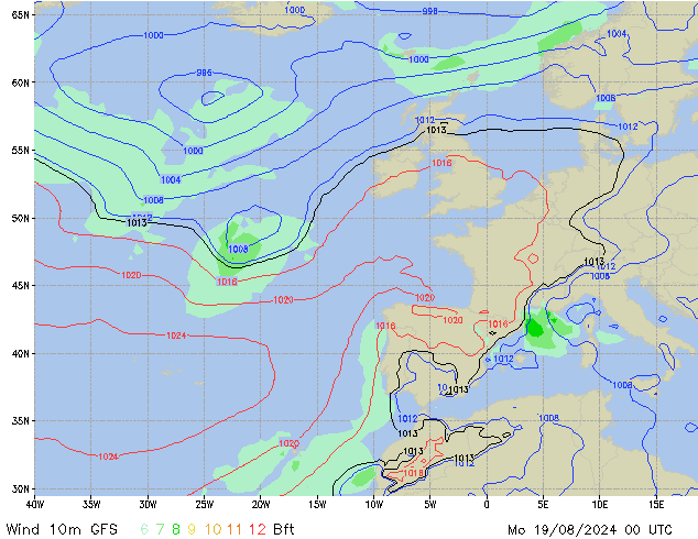 Mo 19.08.2024 00 UTC