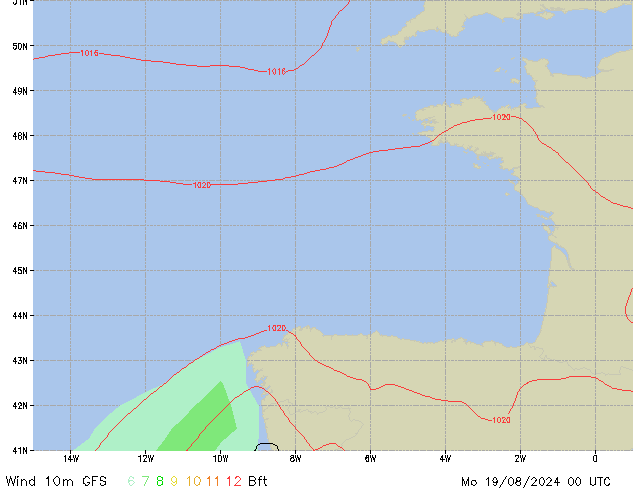 Mo 19.08.2024 00 UTC