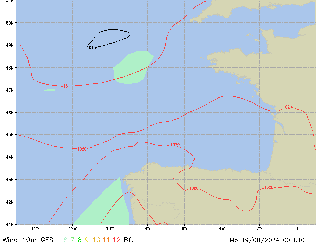 Mo 19.08.2024 00 UTC