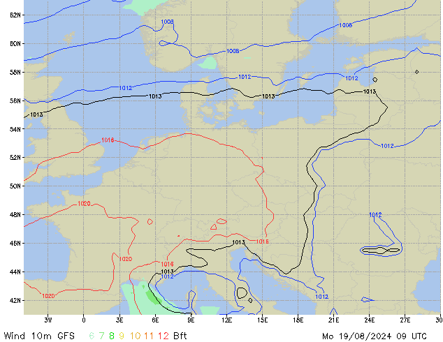 Mo 19.08.2024 09 UTC