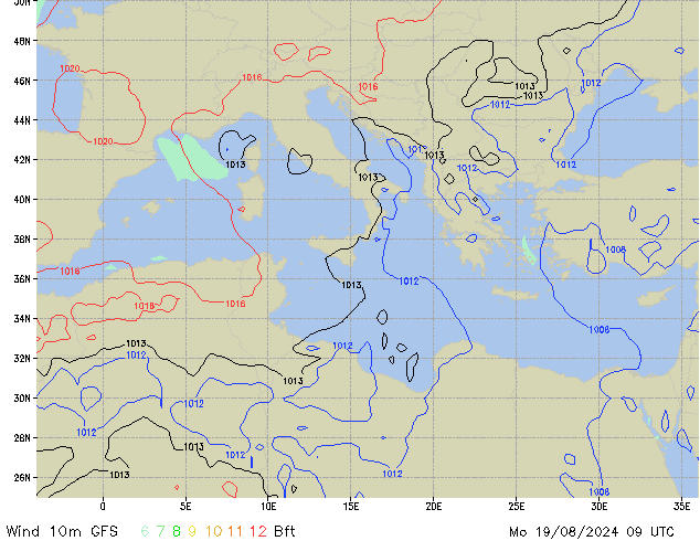 Mo 19.08.2024 09 UTC