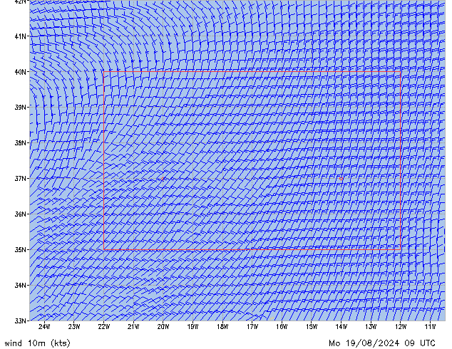 Mo 19.08.2024 09 UTC