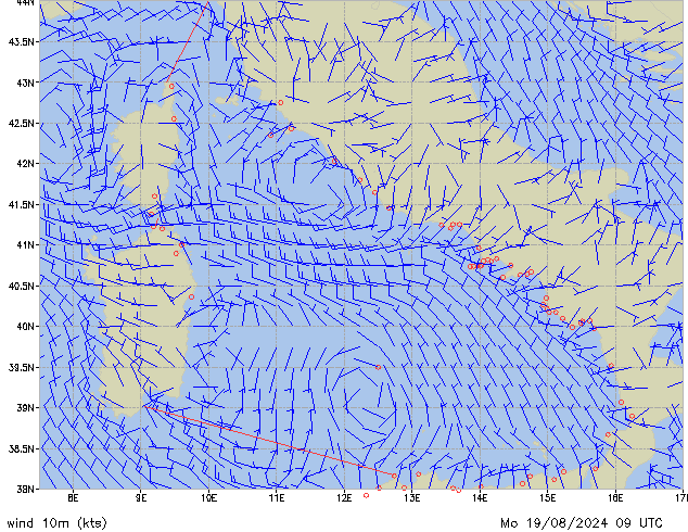 Mo 19.08.2024 09 UTC