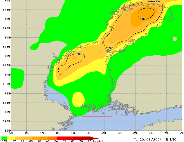 Tu 20.08.2024 15 UTC