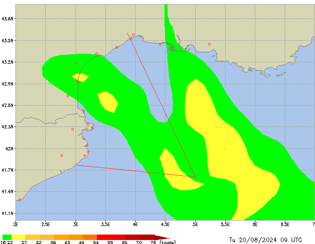 Tu 20.08.2024 09 UTC