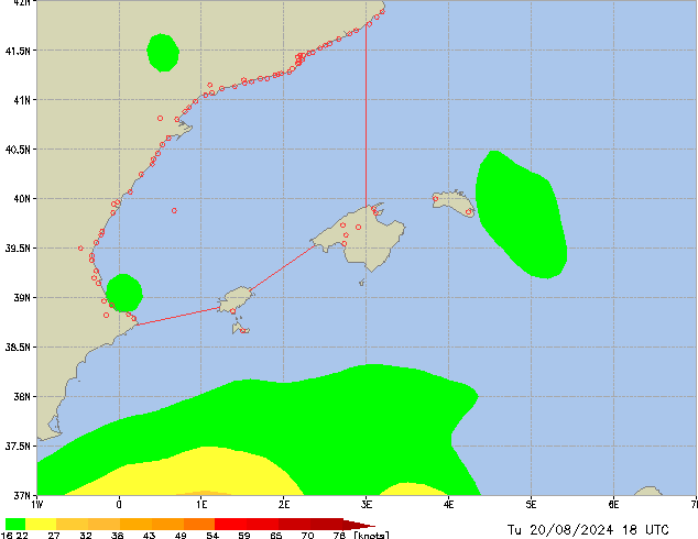 Tu 20.08.2024 18 UTC