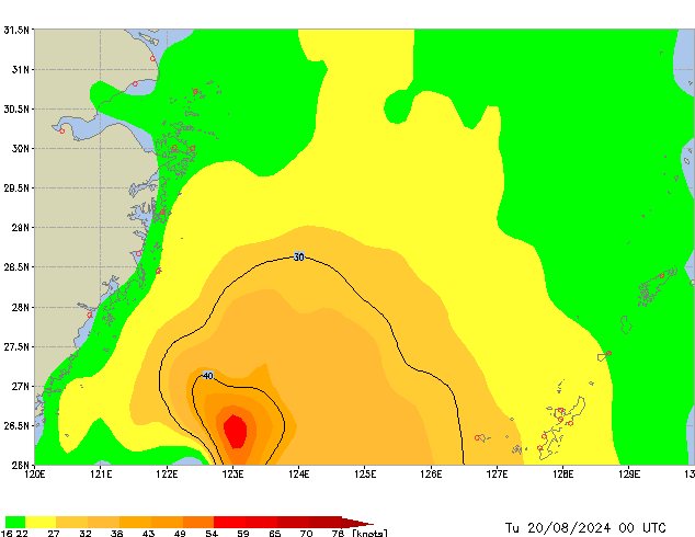 Tu 20.08.2024 00 UTC