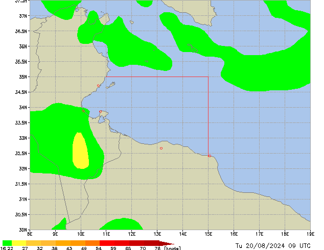 Tu 20.08.2024 09 UTC