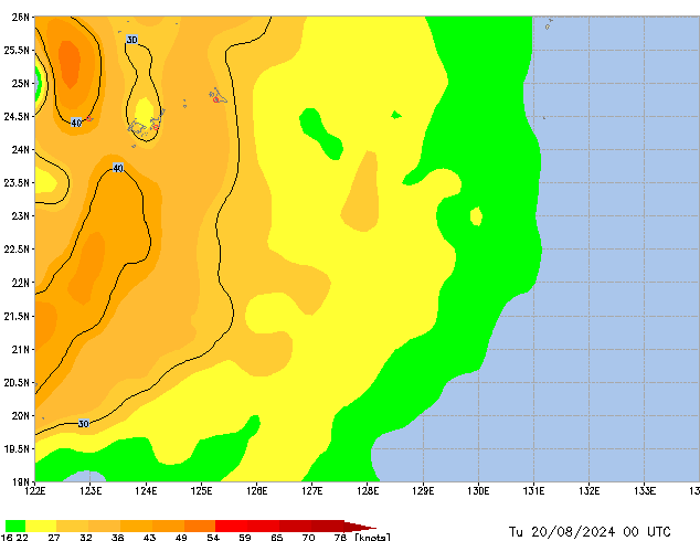 Tu 20.08.2024 00 UTC